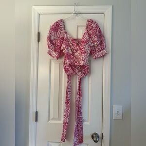 Anthropologie Maeve Tie Top